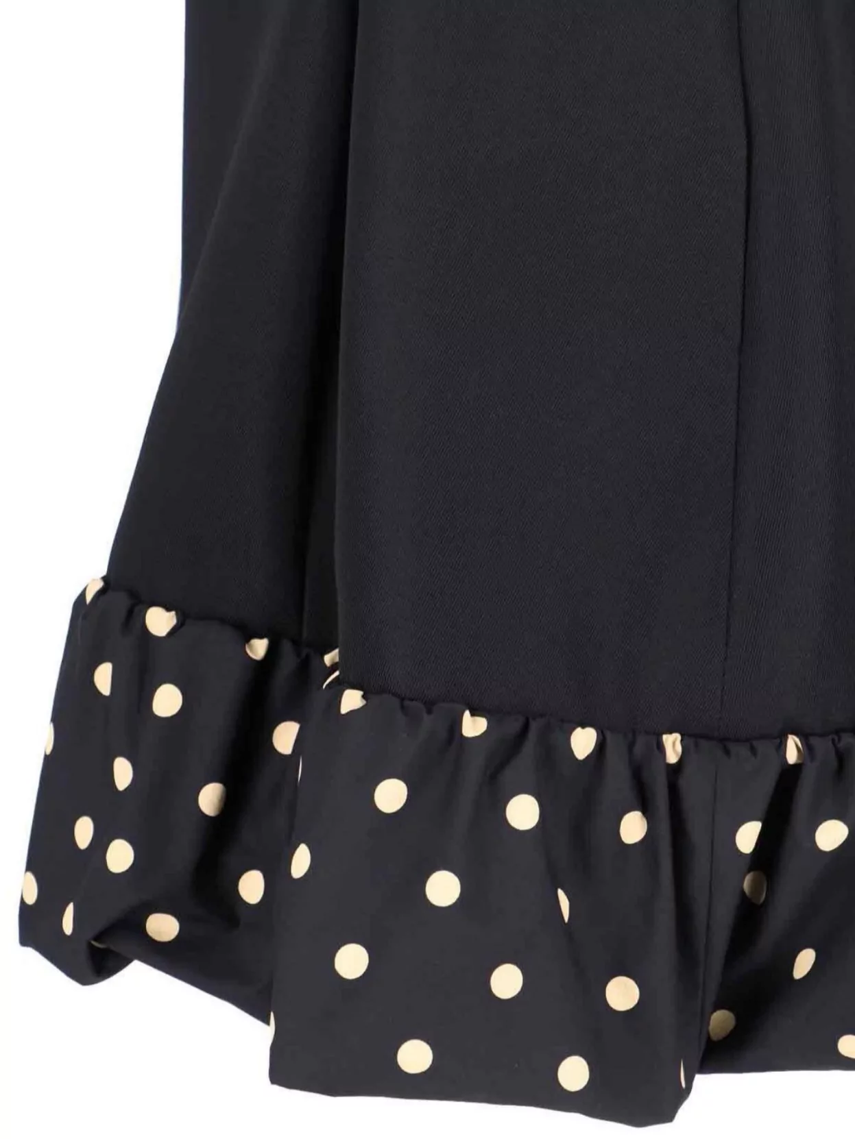 Moschino Fitted Bodice Sleeveless Dress With Ruffled Hem