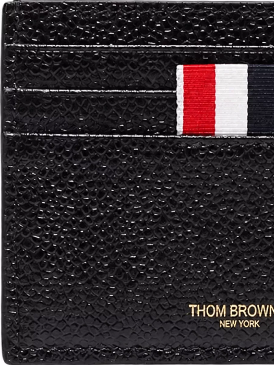 Thom Browne leather card holder