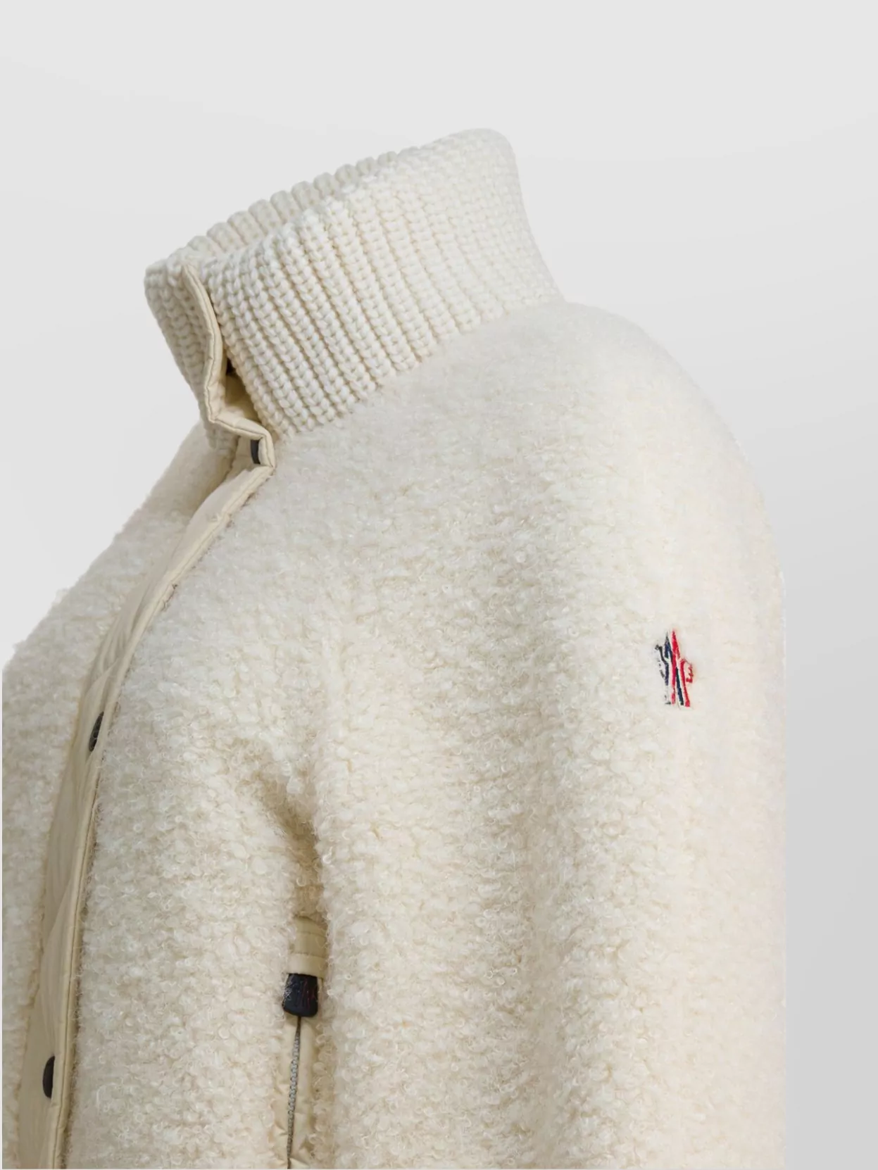 Moncler Grenoble Short Puffer Jacket Ayles With High Collar