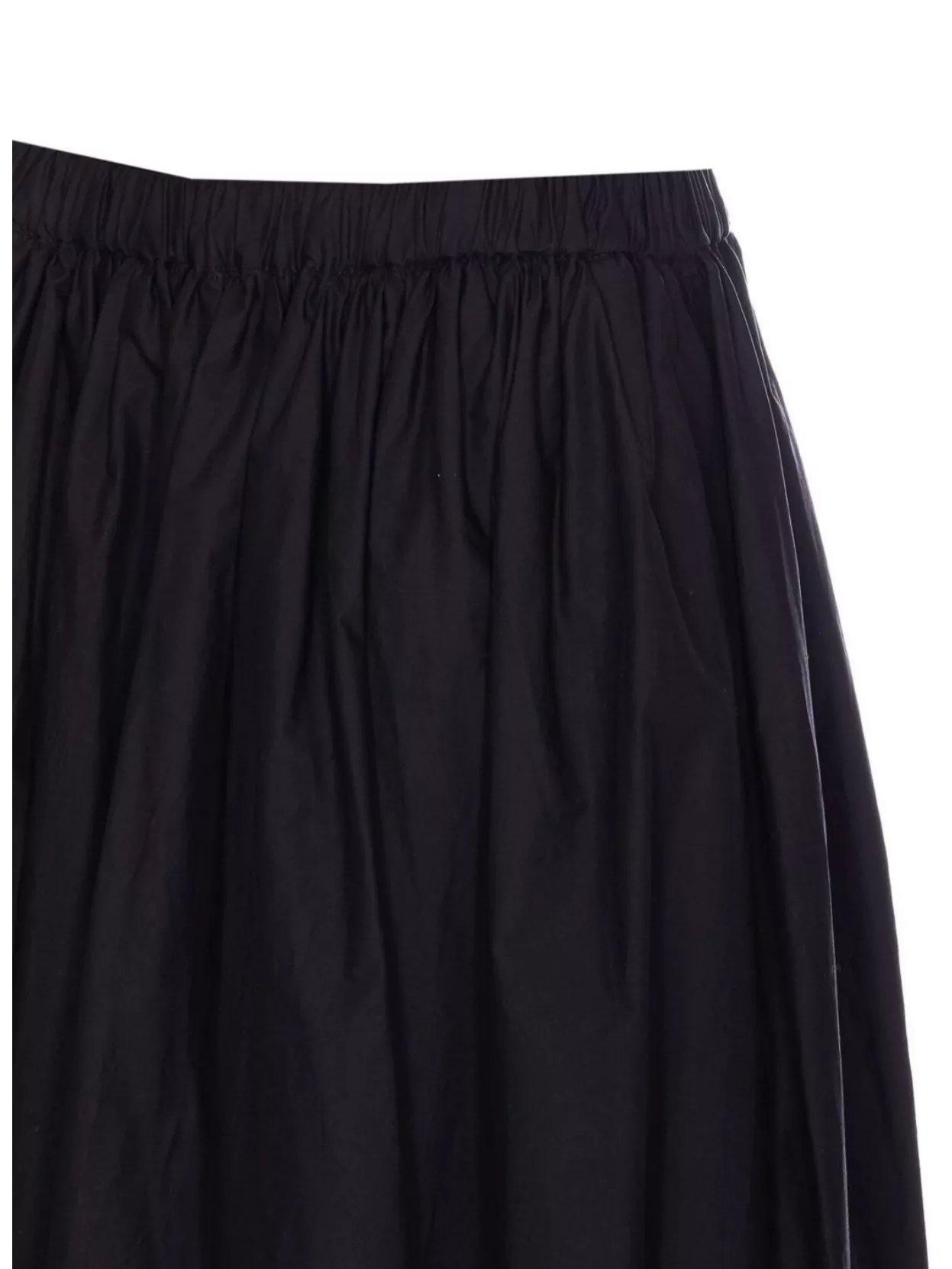 PINKO ELASTICIZED WAIST MIDI LENGTH WIDE SKIRT
