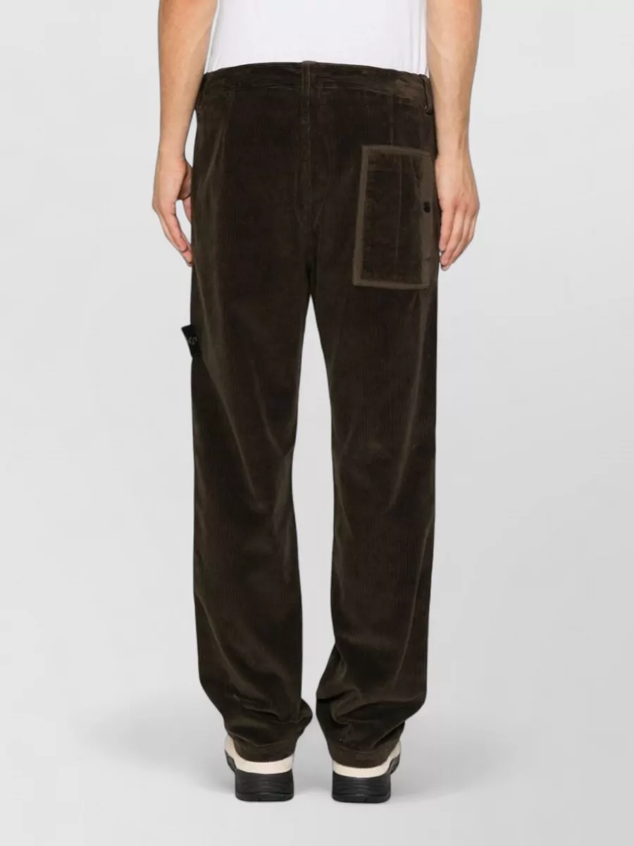 Stone Island Corduroy Straight-Leg Trousers