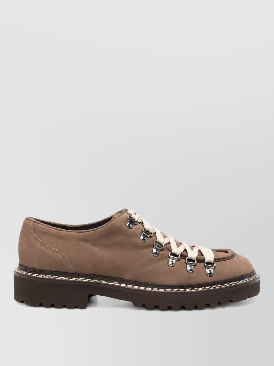 Doucal's Leather Low-Top Sneakers