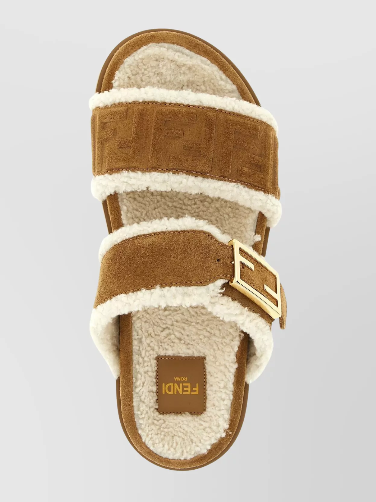 Fendi Flat Open Toe Sandals For Casual Wear