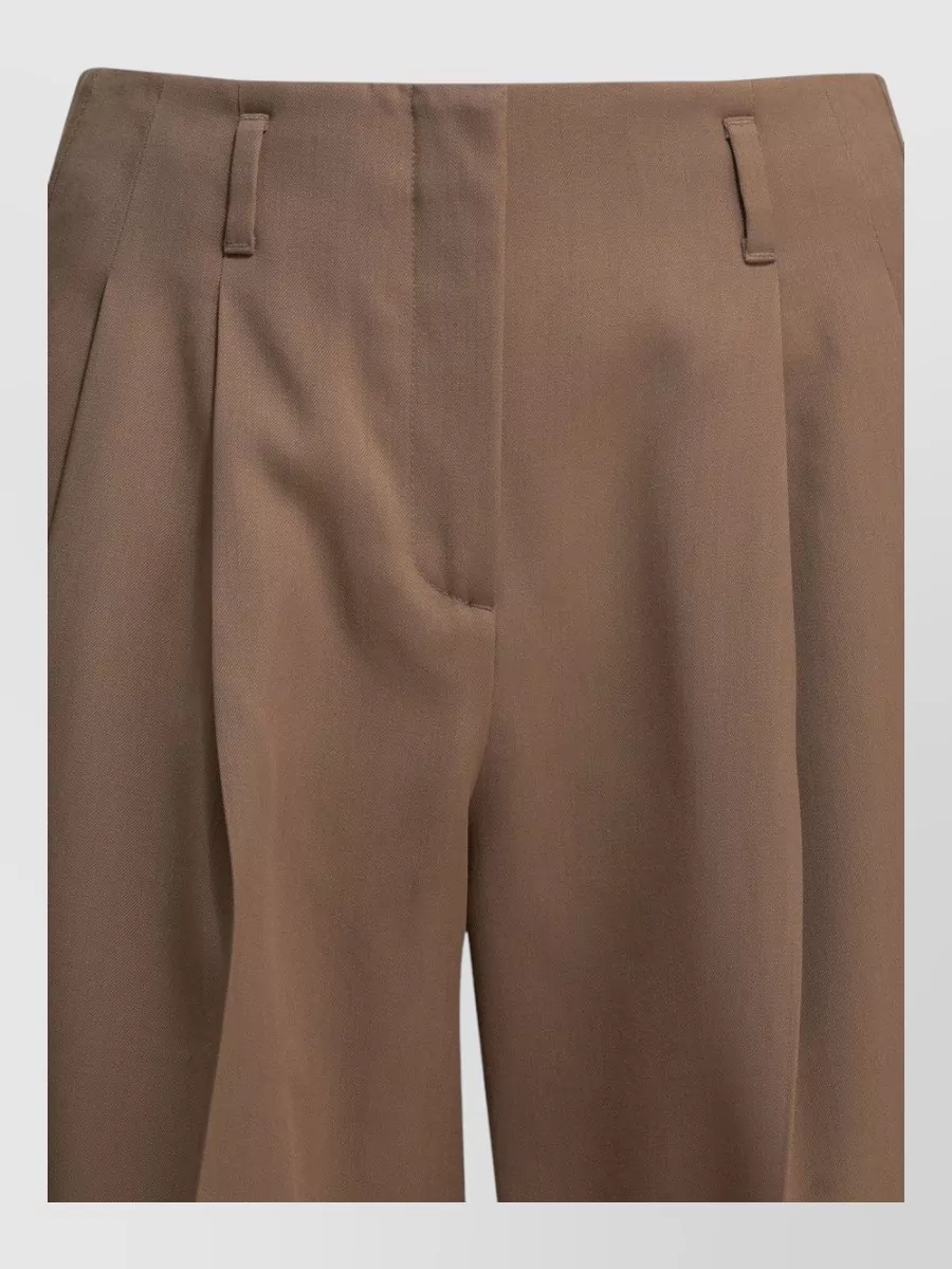 Golden Goose virgin wool high-rise wide-leg tailored trousers