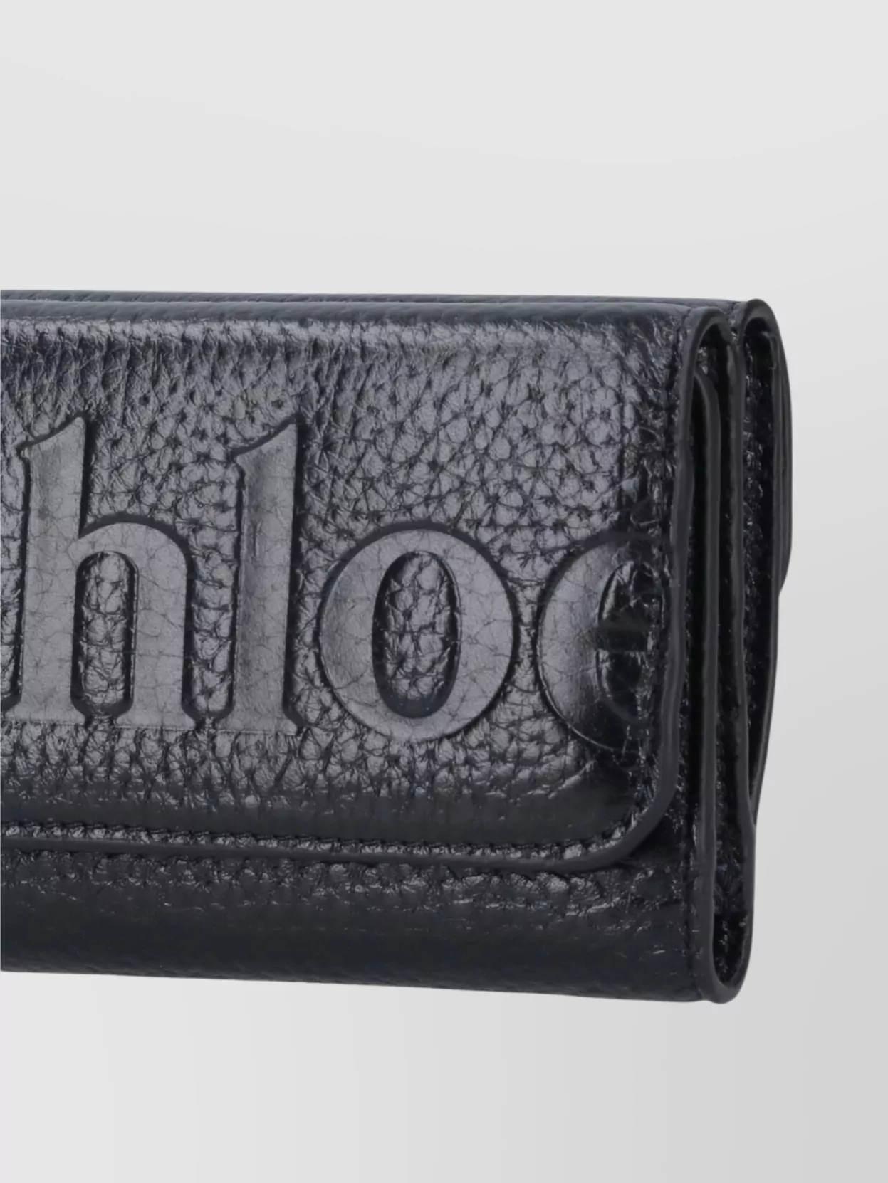 Chloé Logo Embossed Cardholder Wallets