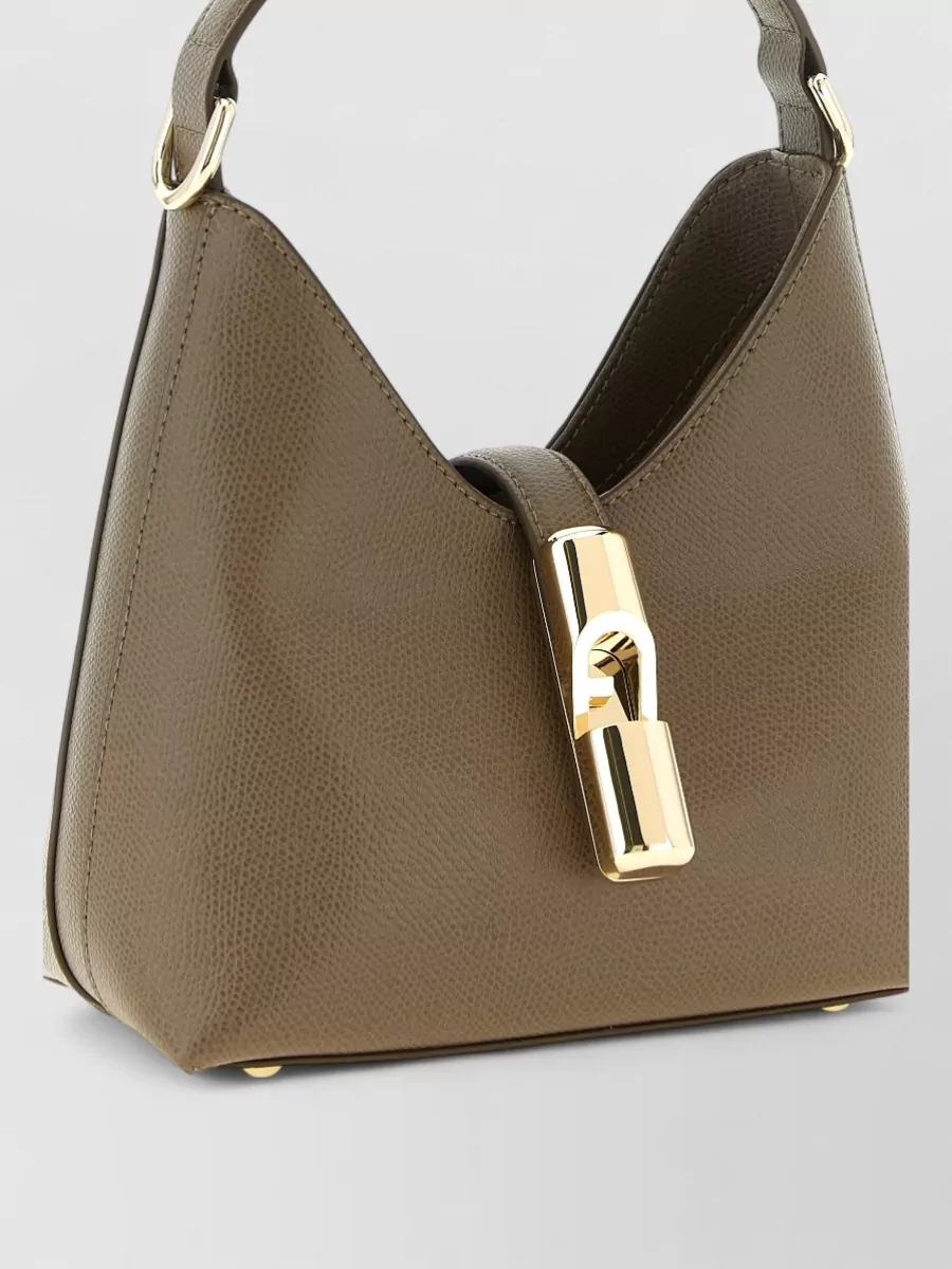 Furla Mini Textured Leather Shoulder Bag