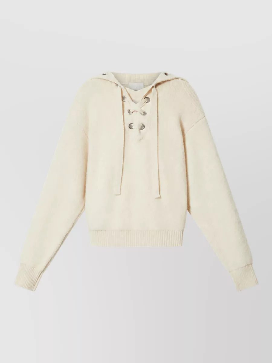 Isabel Marant Wool alpaca high neck ribbed sweater