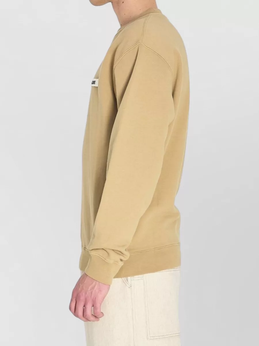 Jacquemus Cotton Crewneck Logo-Embroidered Sweatshirt