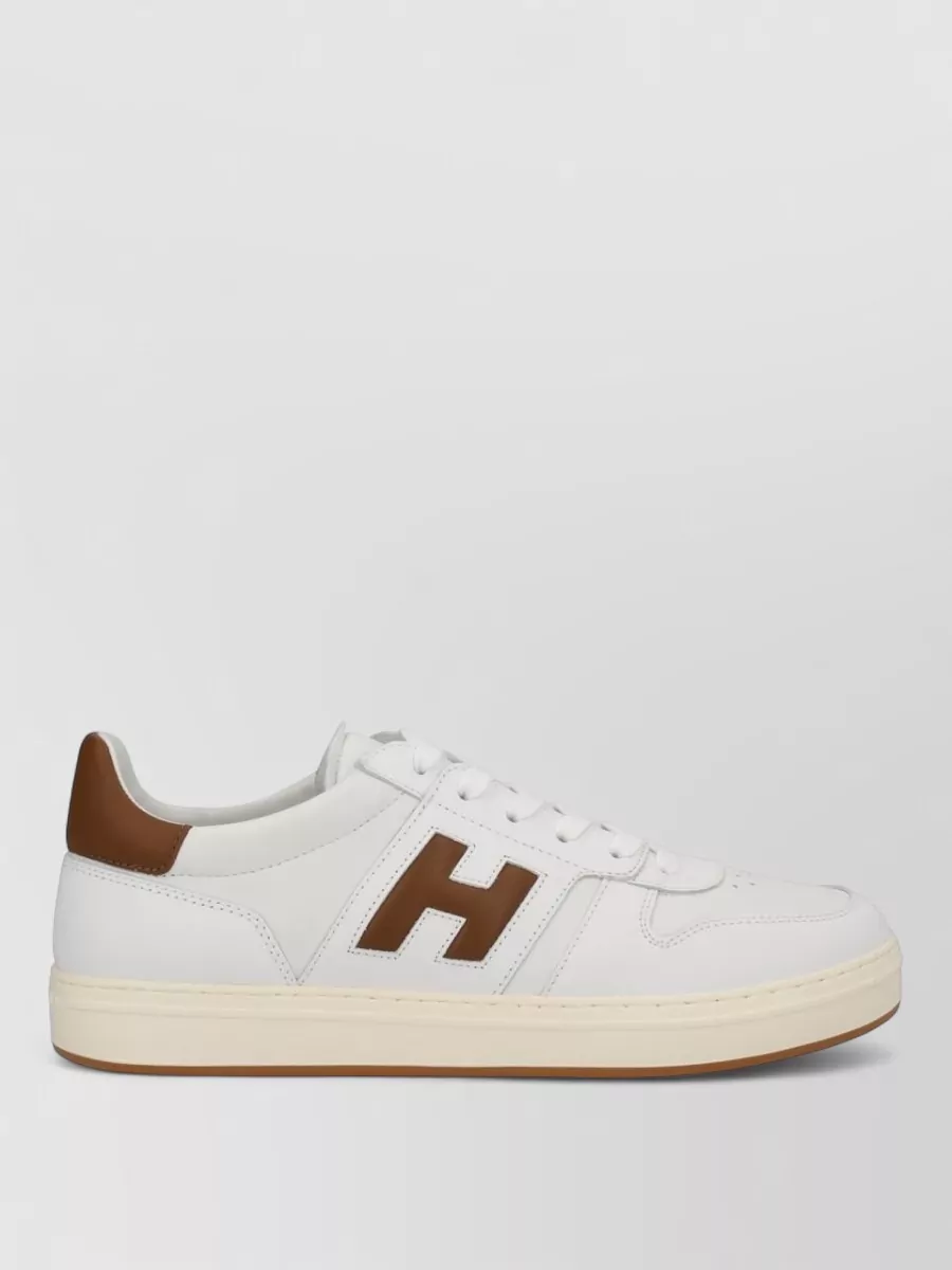 Hogan Sneakers Contrasting Heel Tab Rubber Sole