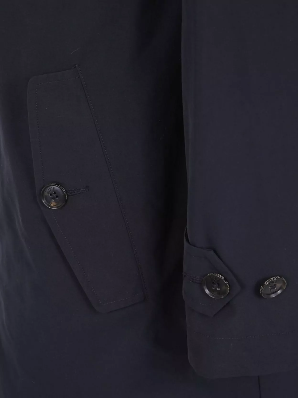Baracuta Single-Breasted Sweater Coat Pockets