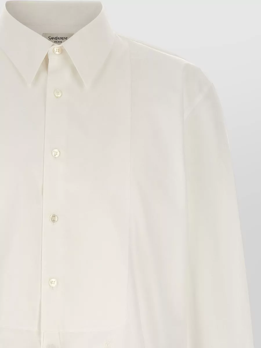 Saint Laurent Cotton Plastron Shirt