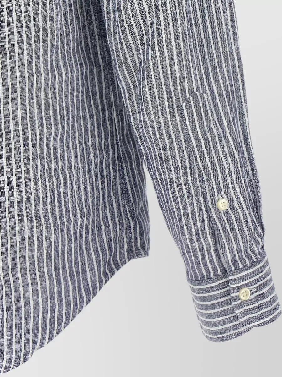 Polo Ralph Lauren Striped Linen Button-Down Shirt