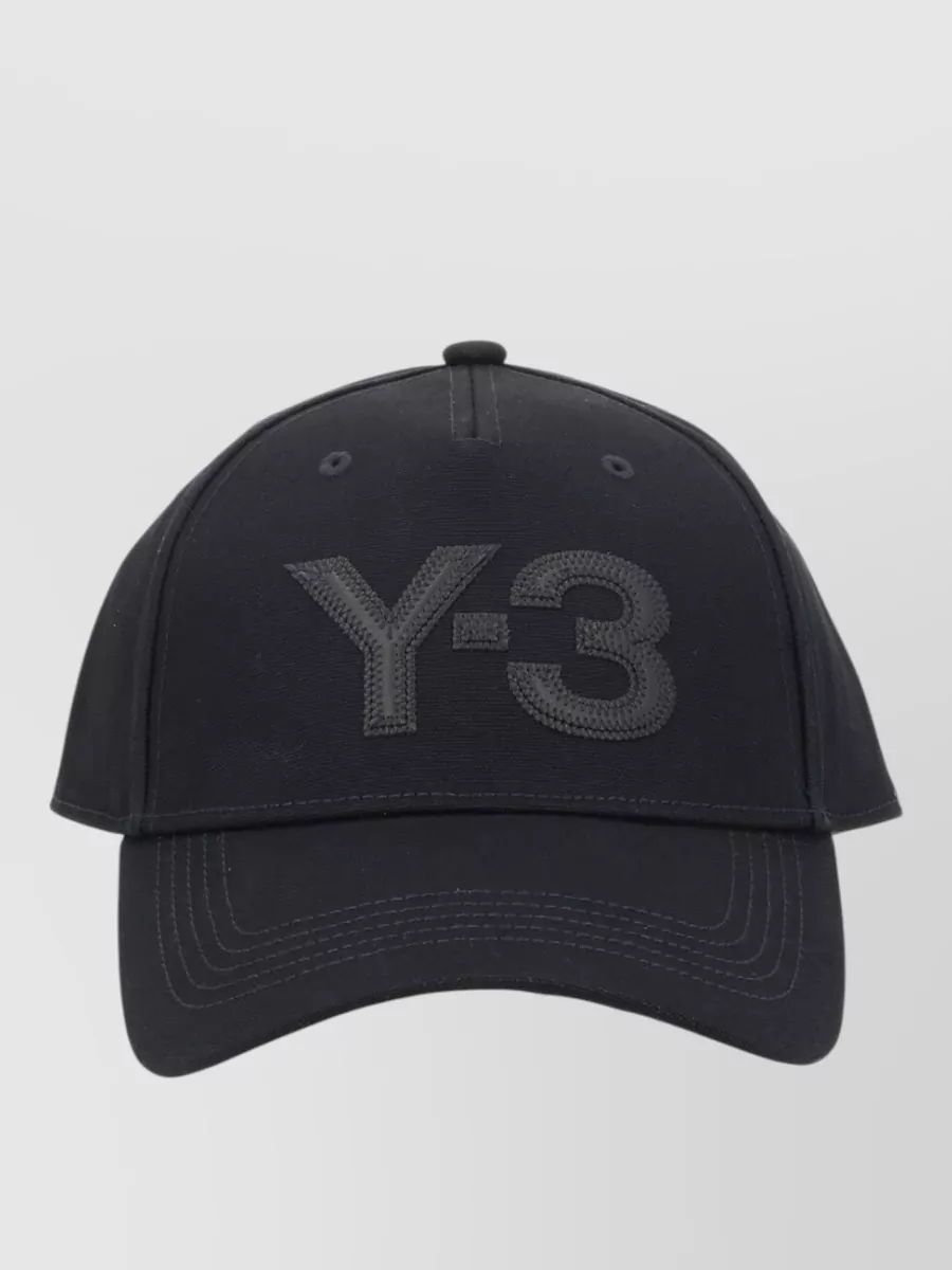 Y-3 logo cotton baseball cap