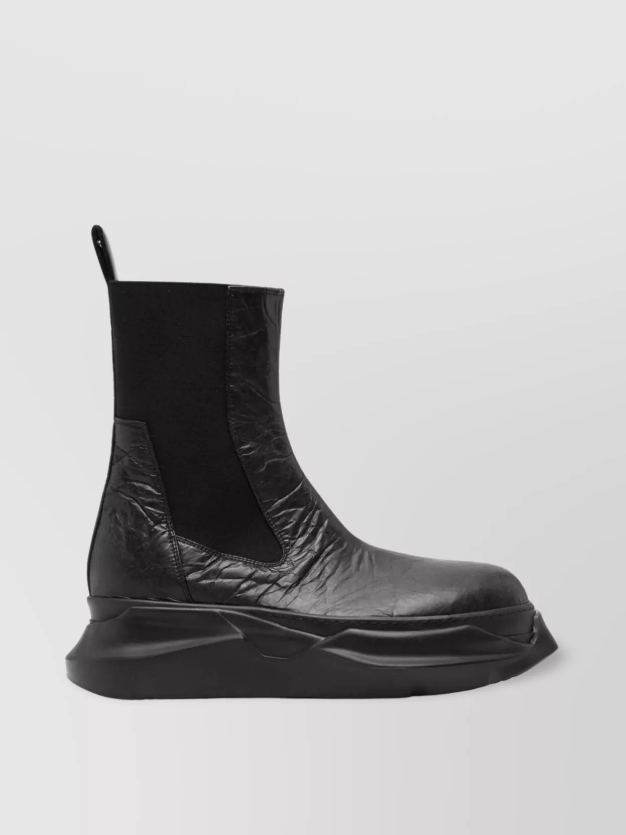 Shop Rick Owens Drkshdw Chunky Sole Abstract Ankle Boots In Black