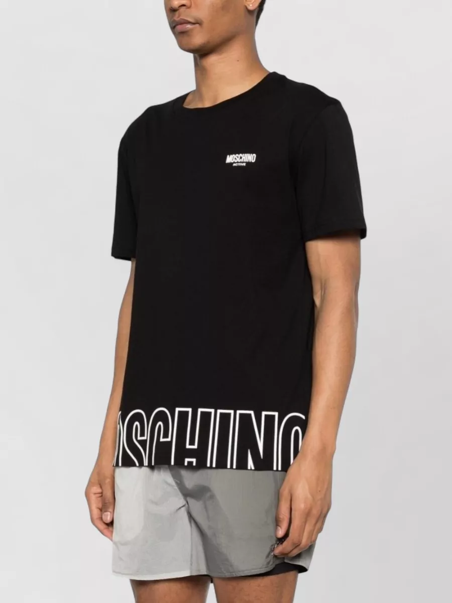 Moschino Logo-Print Cotton Short-Sleeve T-Shirt