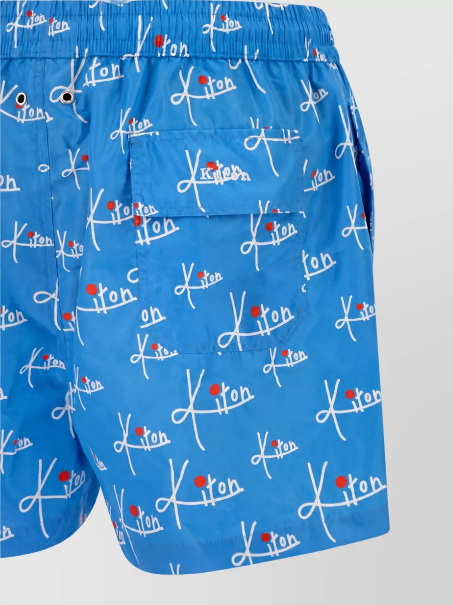 Kiton Patterned Swim Shorts