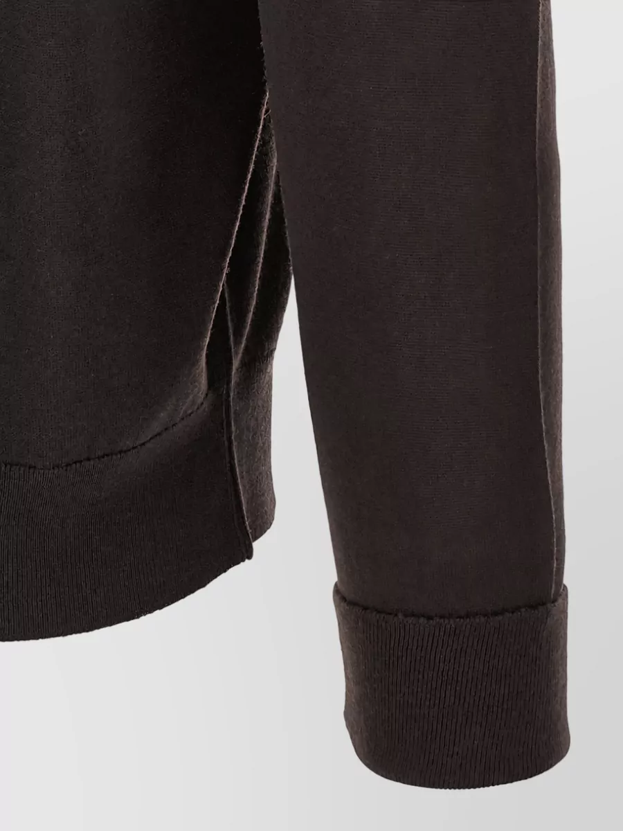 John Smedley Merino Wool Long-Sleeve Polo Shirt