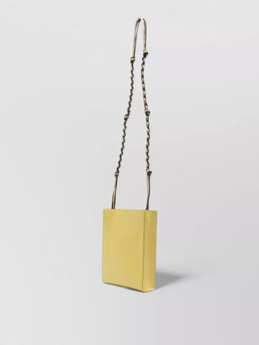 Jil Sander Tangle Small Leather Cross-Body Bag