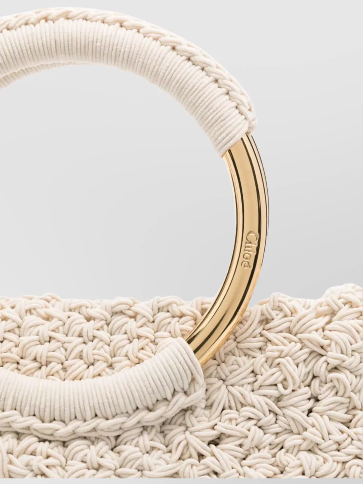 Chloé Small Acrylic Crochet Tote Bag