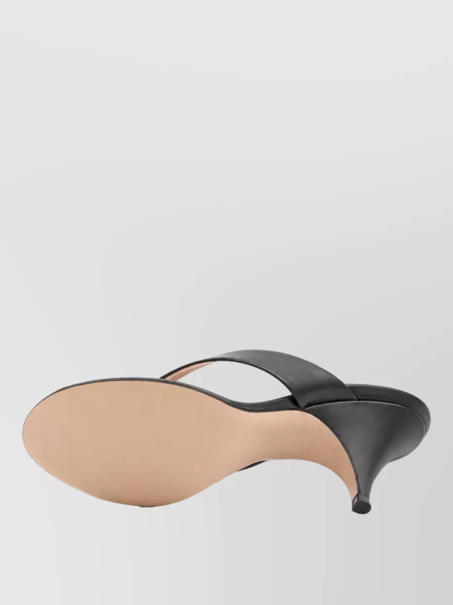 Gianvito Rossi Leather Thong Mules