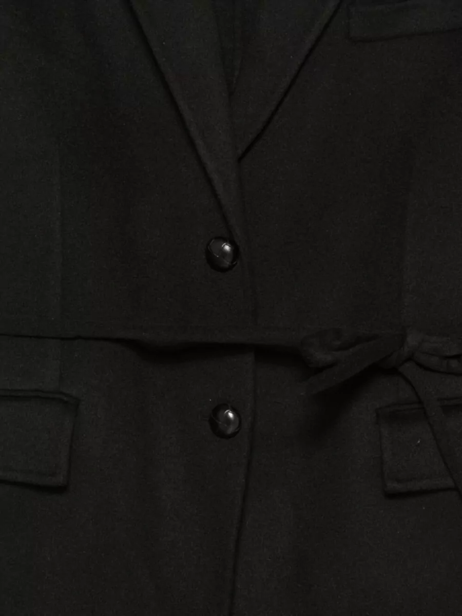 Semicouture Wool Single-Breasted Coat