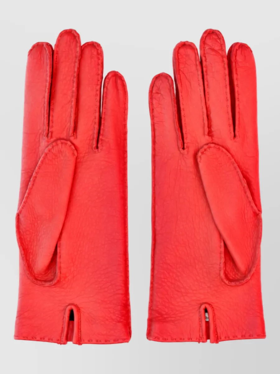 Ami Paris leather gloves
