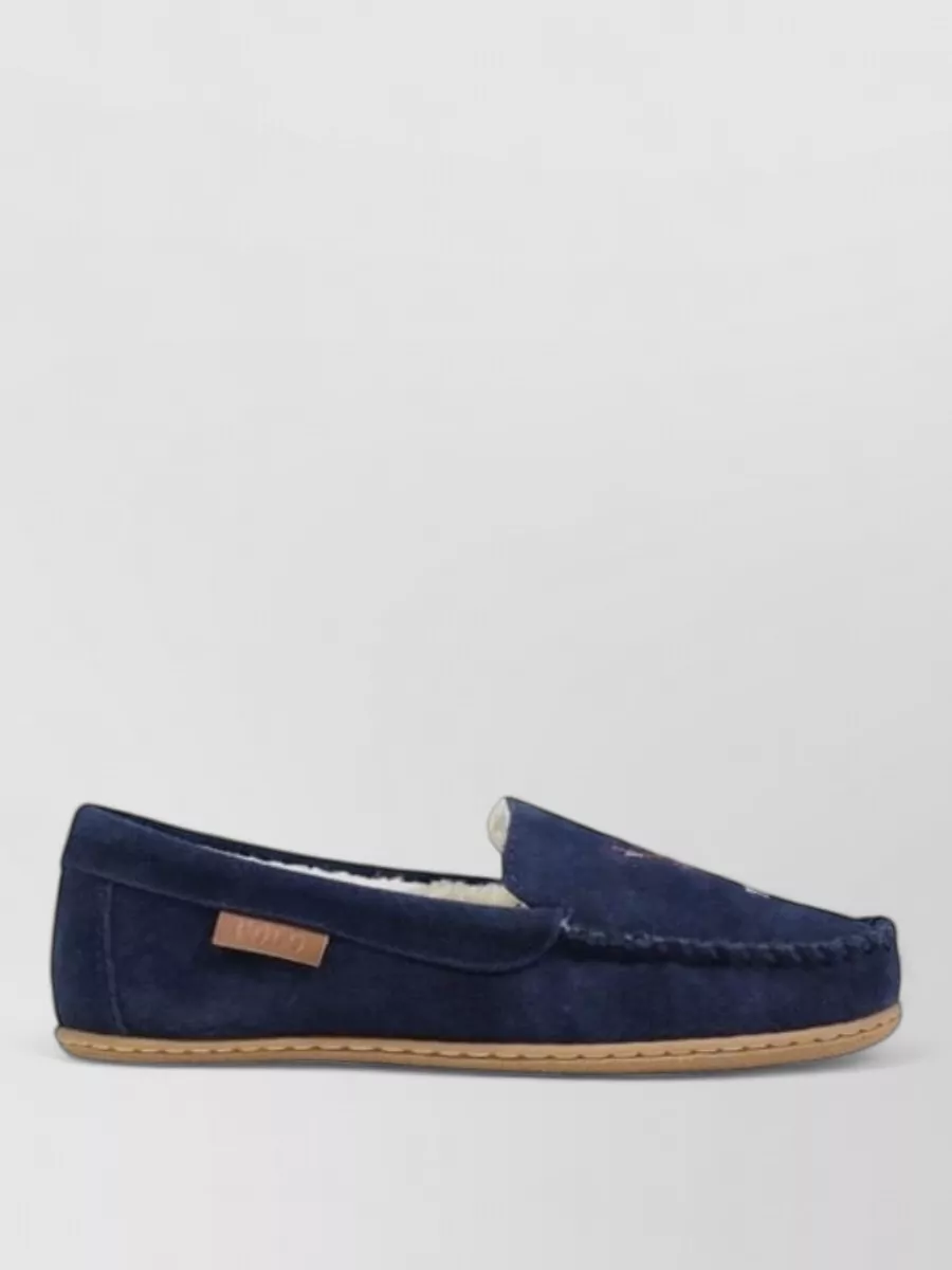 Ralph Lauren Suede Leather Slippers