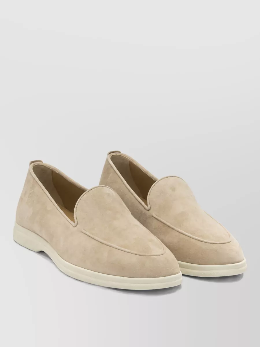 Henderson Baracco suede leather loafers