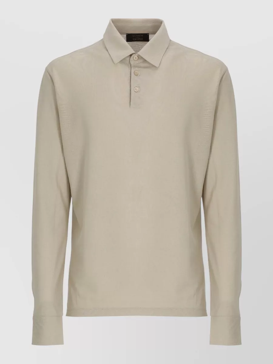 Zanone cotton short-sleeve polo shirt