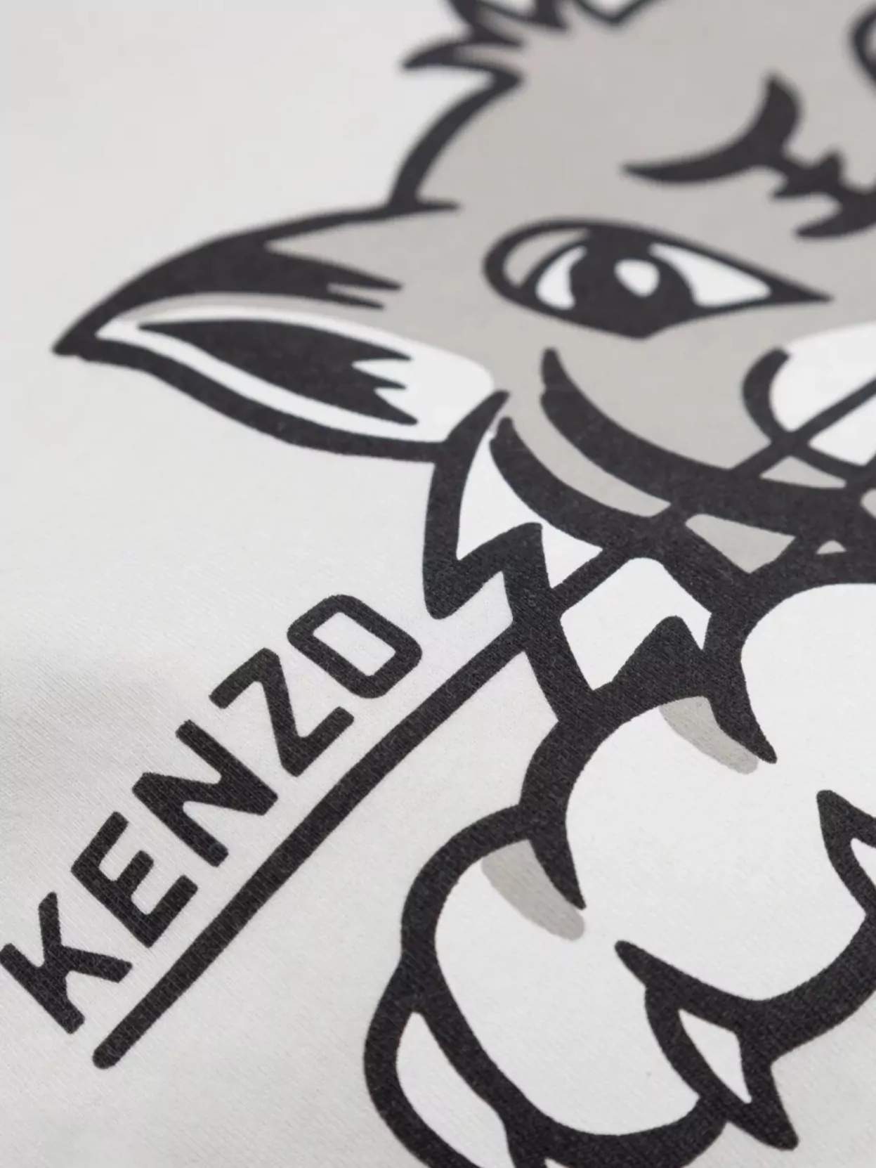 Kenzo Happy Tiger Loose Crew Neck T-Shirt