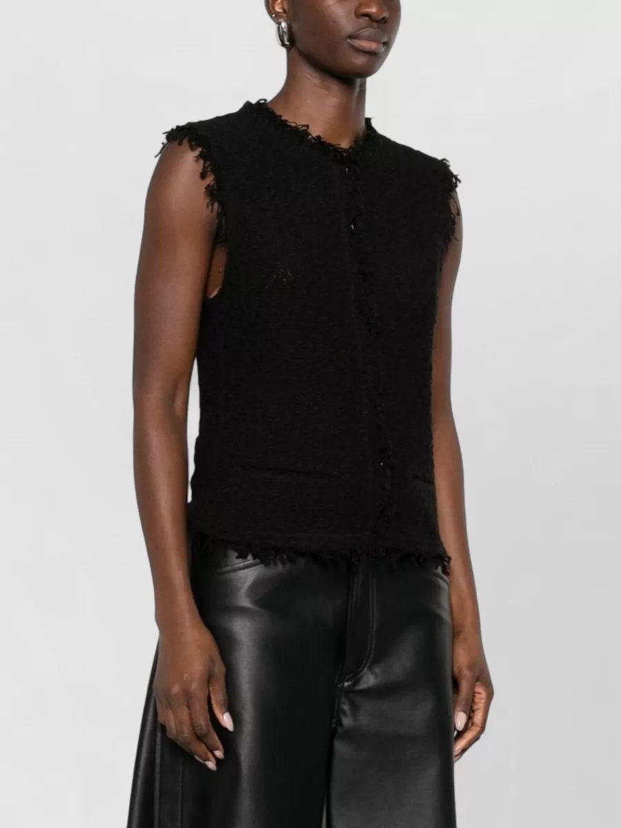 Iro Shanny Cotton Vest Crew Neck Sleeveless