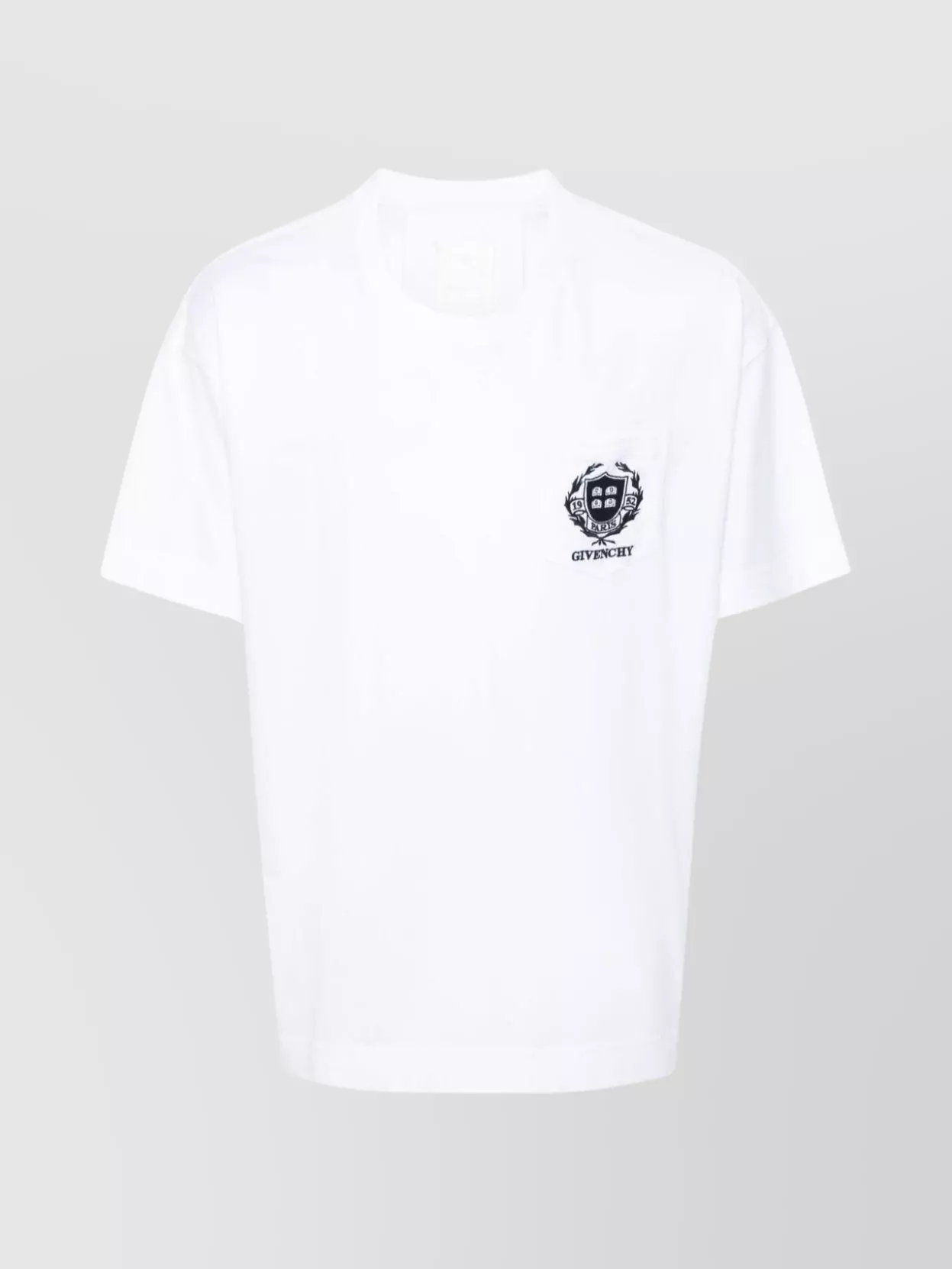 Givenchy Pocket Crew Neck T-shirt In White