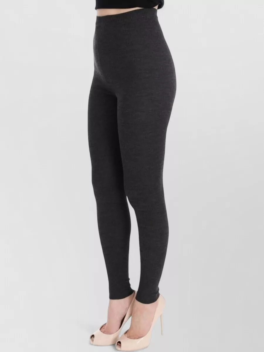 Dolce&Gabbana wool ribbed high-rise slim-fit leggings