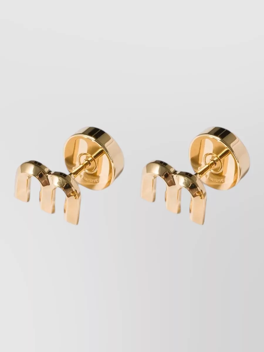 Miu Miu metal earrings