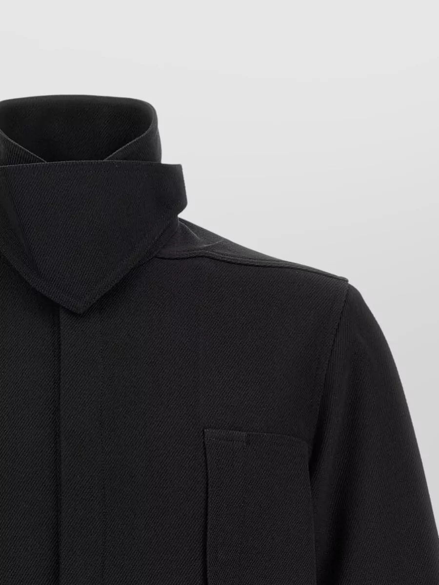 Rick Owens Single Breasted Coat