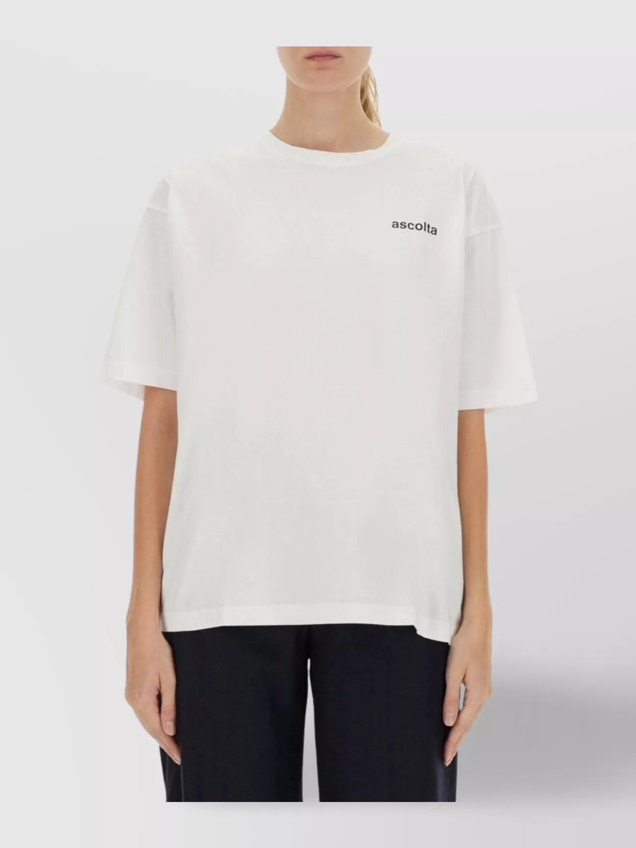 Aspesi Relaxed Fit Crew Neck Short Sleeve Top
