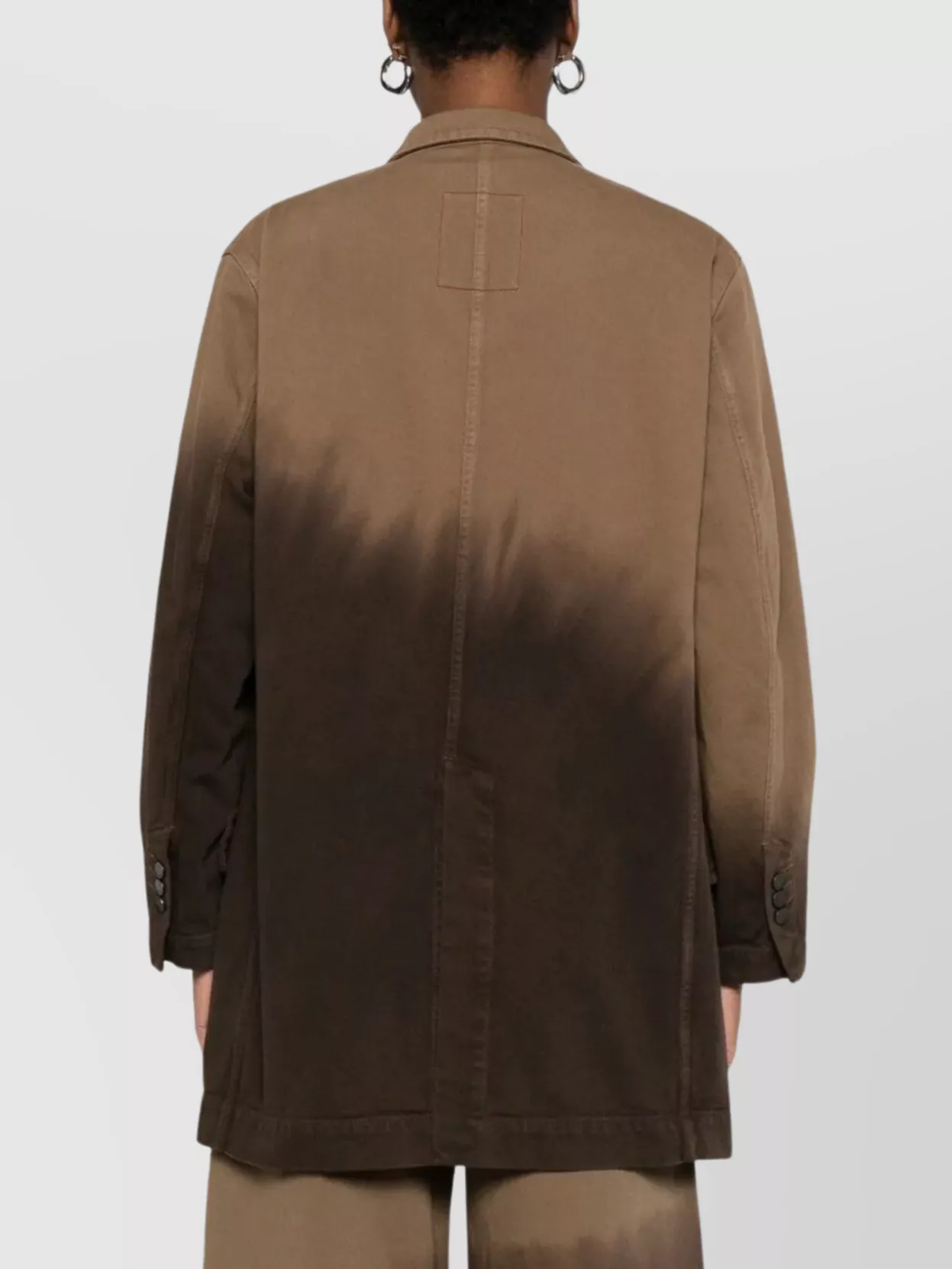 Uma Wang Double Breasted Ombre Effect Jacket