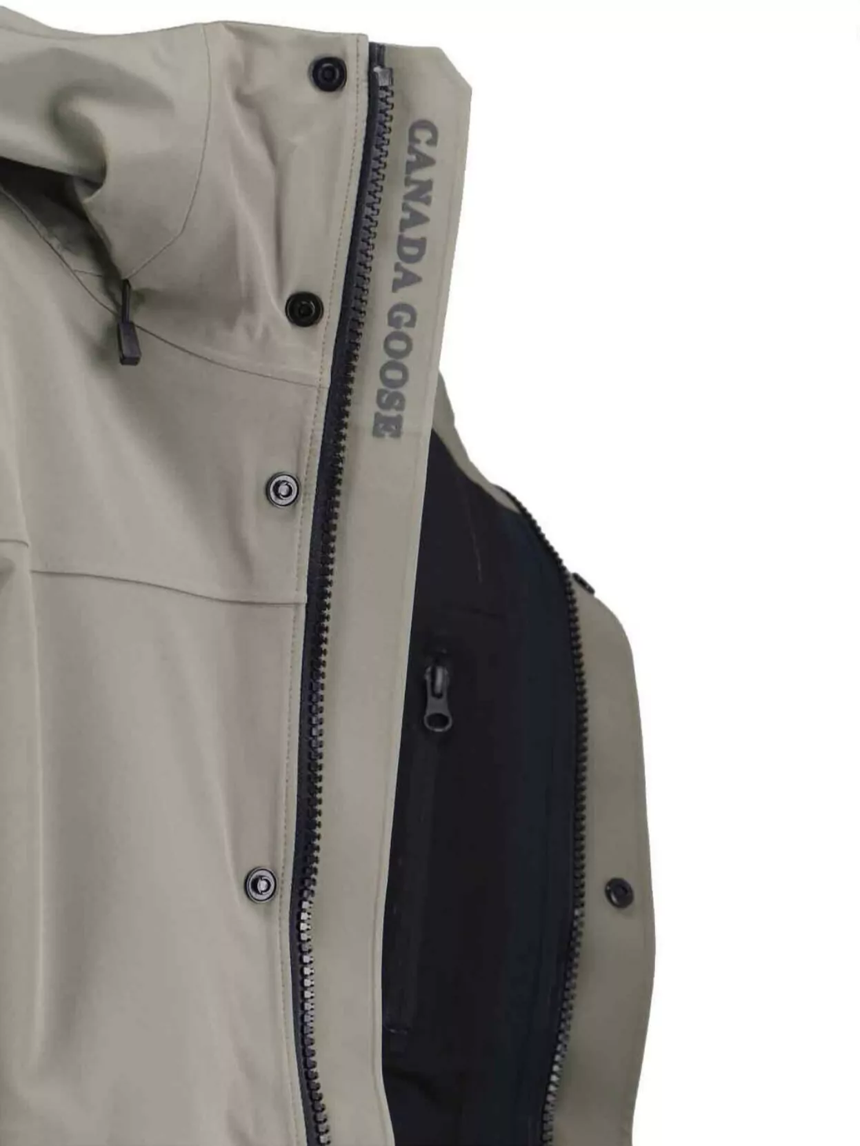 Canada Goose Versatile Waterproof Jacket With Hood And Pockets