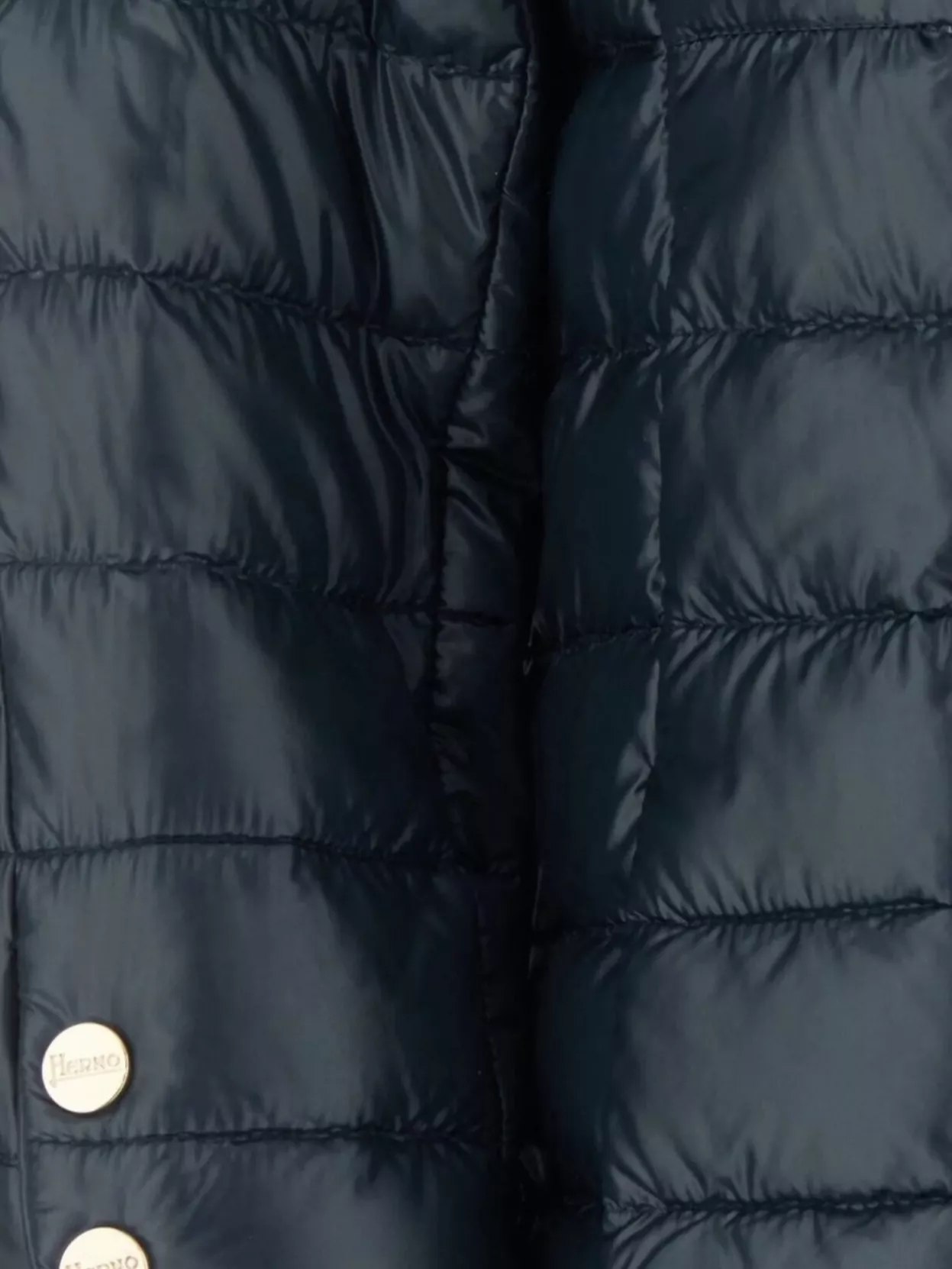 Herno Buttoned High Collar Padded Quilted Jacket