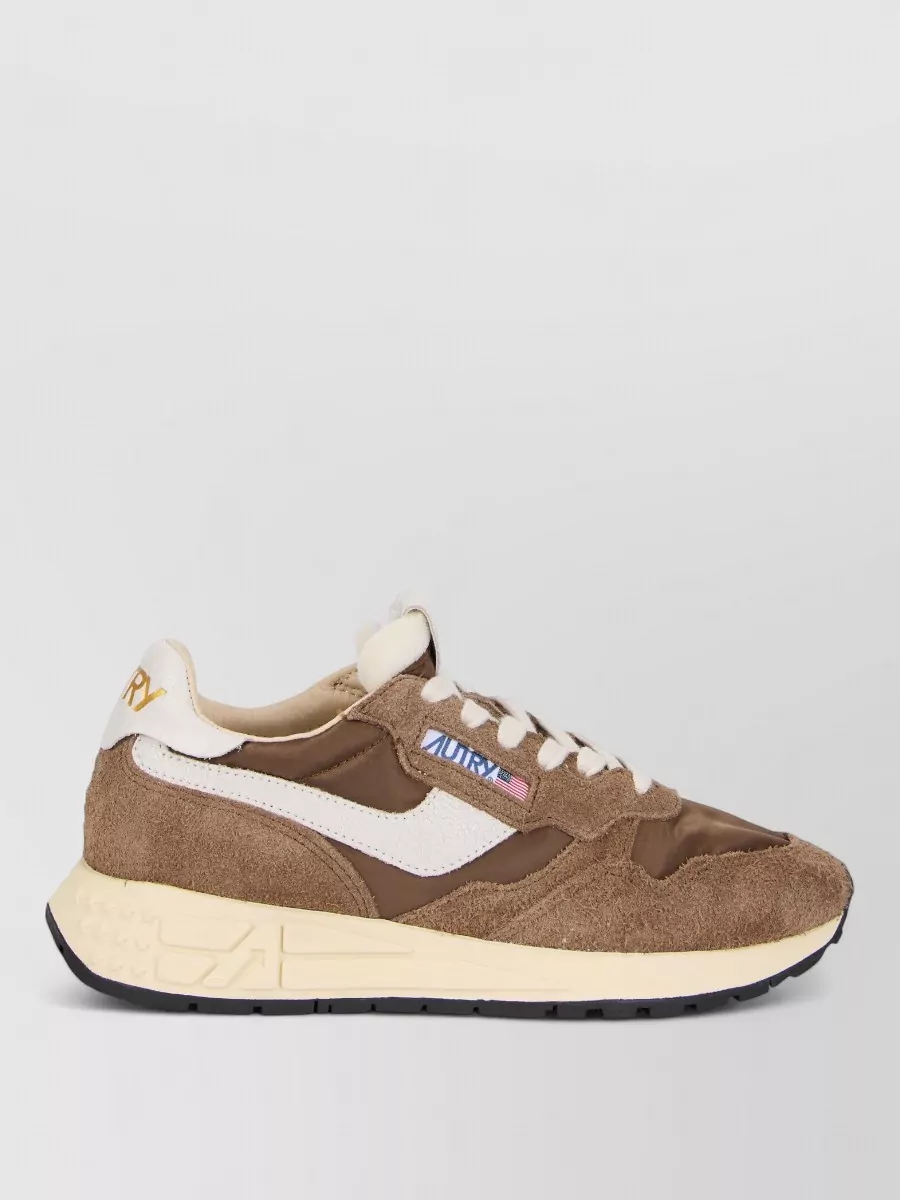 Autry Suede Sneakers Modern Design Rubber Sole