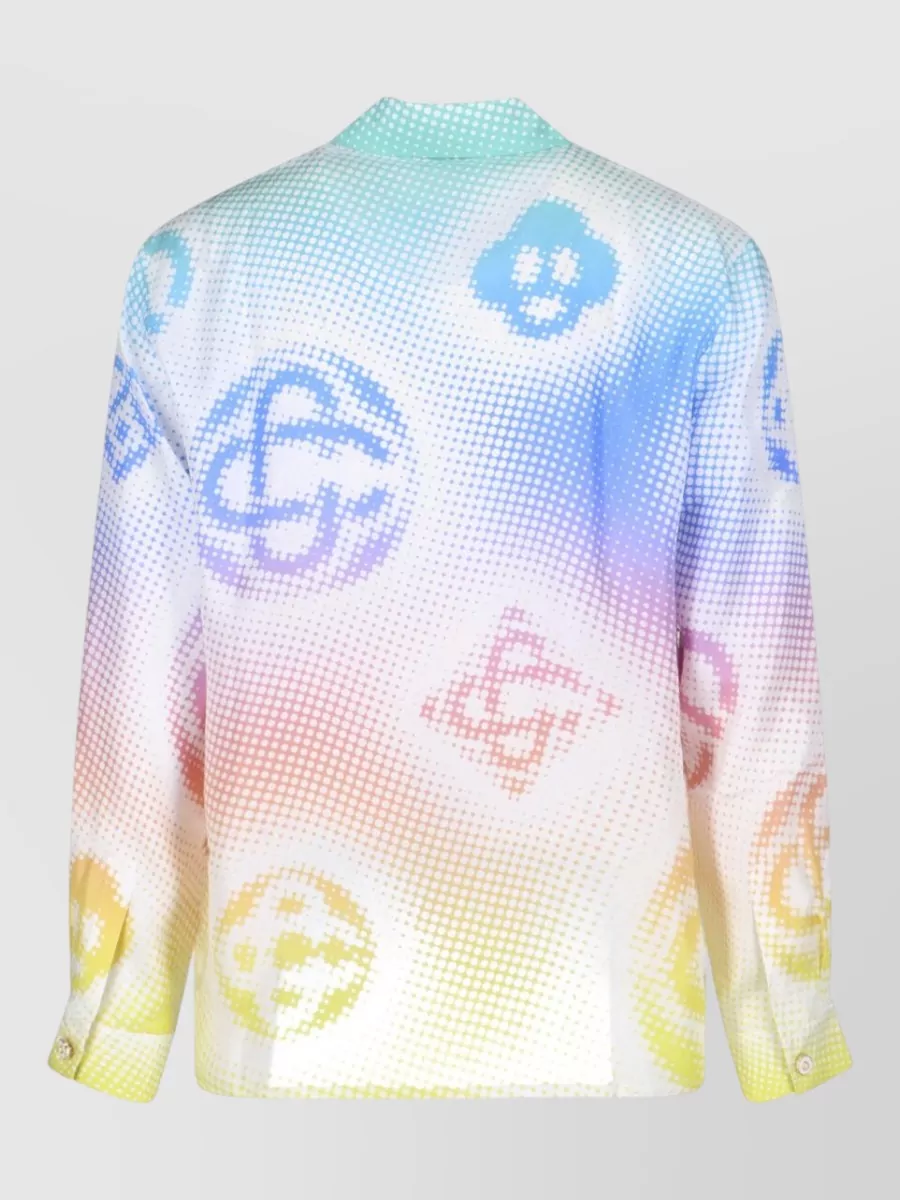 Casablanca Casual Shirt Graphic Print Spread Collar