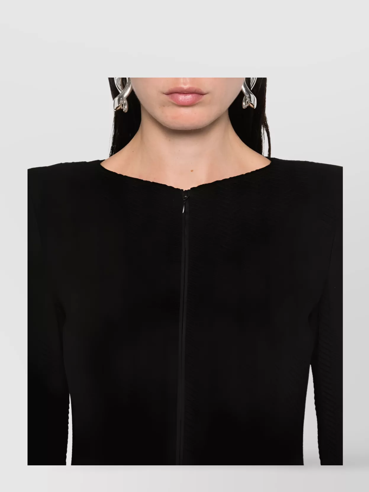 Emporio Armani Tailored Cotton Blend Blazer Jacket