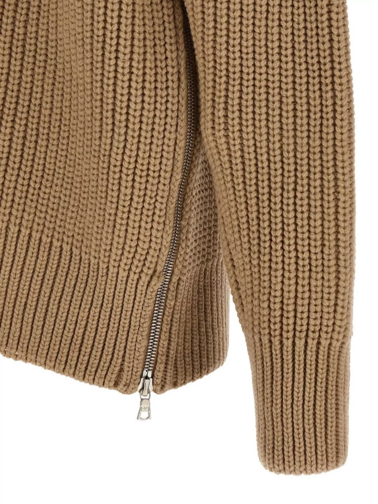 Dries Van Noten "Monty" High Collar Ribbed Texture Sweater