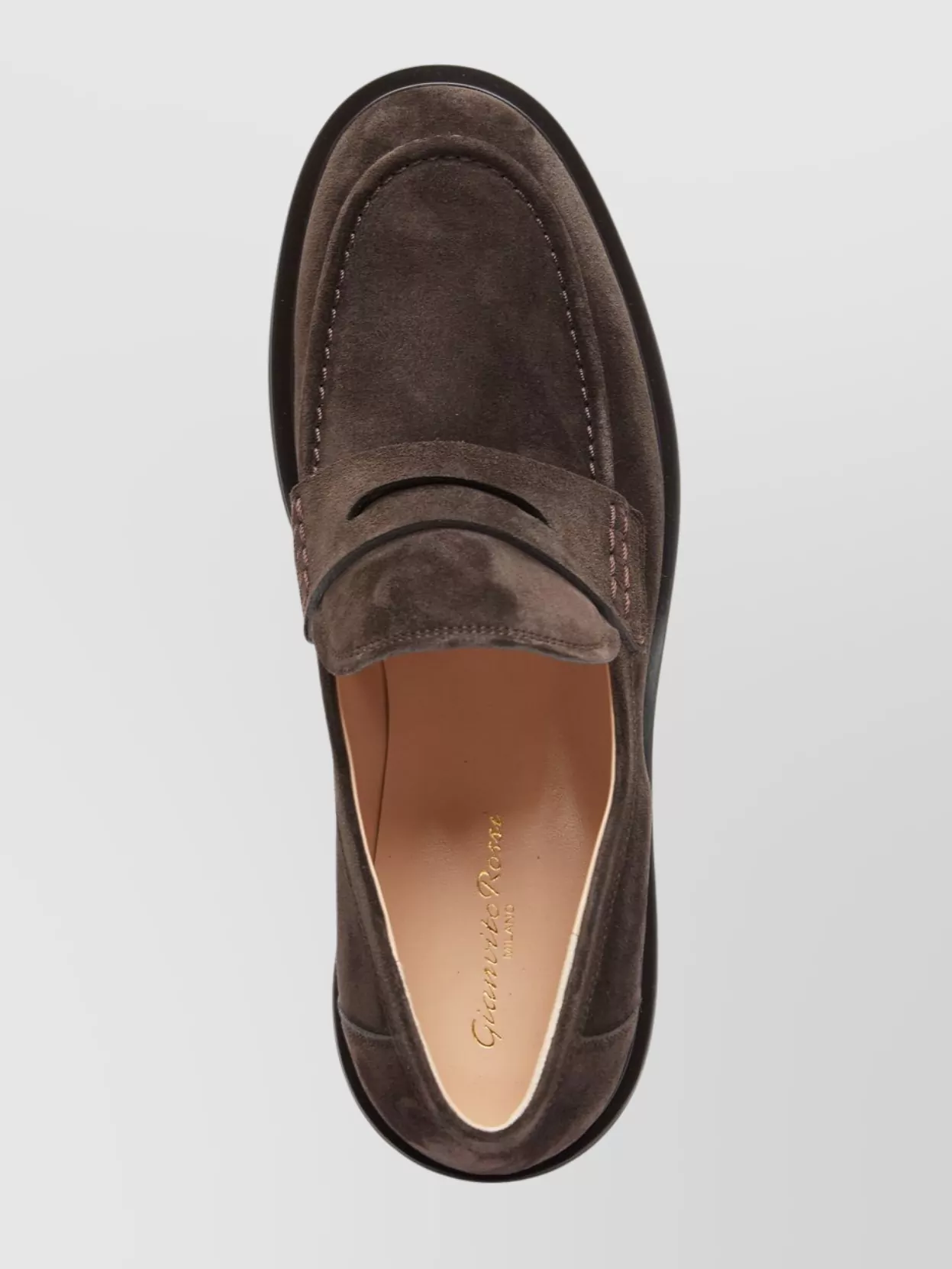 Gianvito Rossi Loafers With Penny Strap And Round Toe