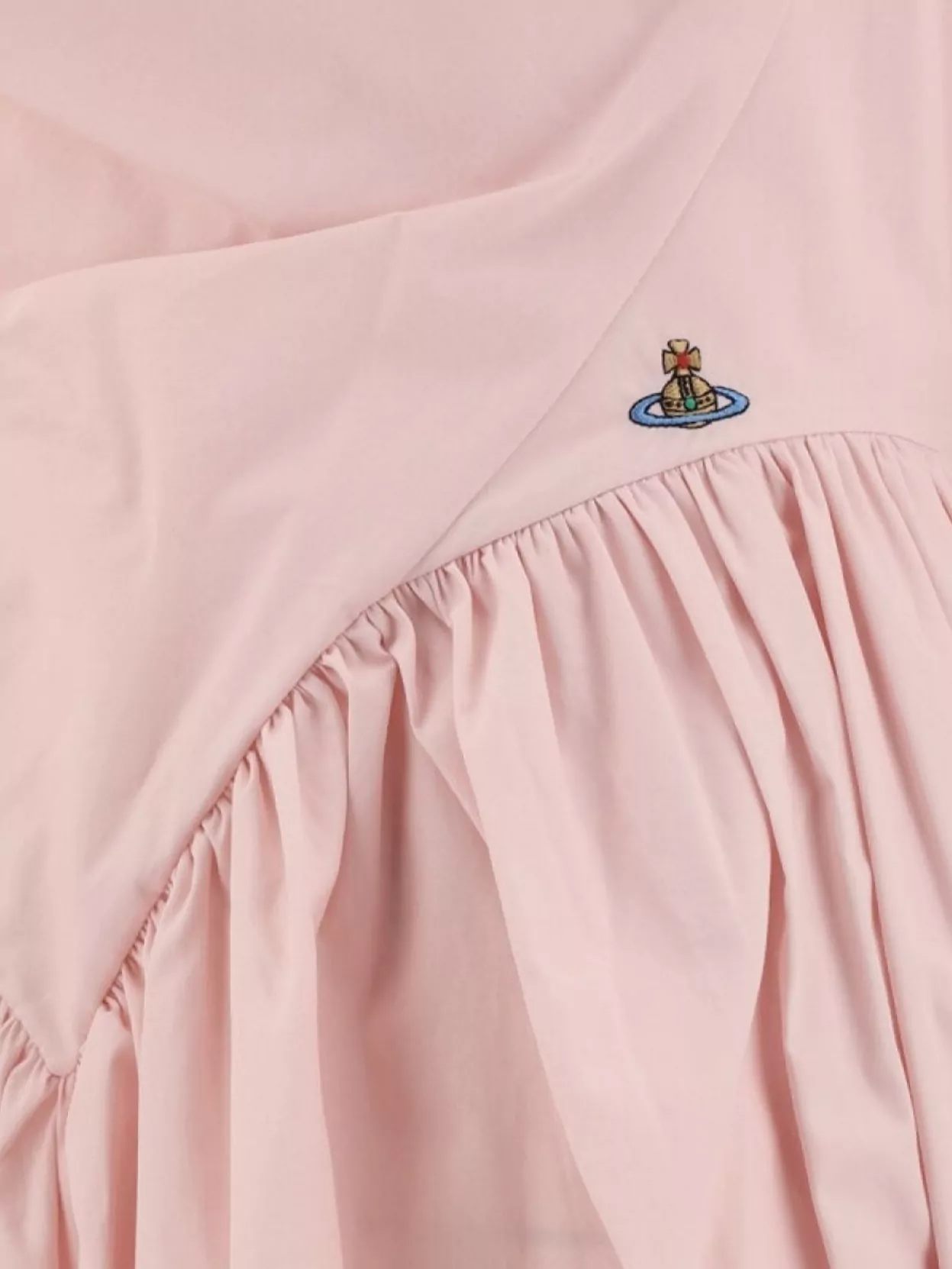 Vivienne Westwood Draped Off-The-Shoulder Midi Dress