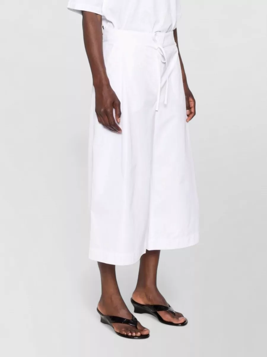 Jacquemus Cotton Pleated Wide-Leg Bermuda Shorts