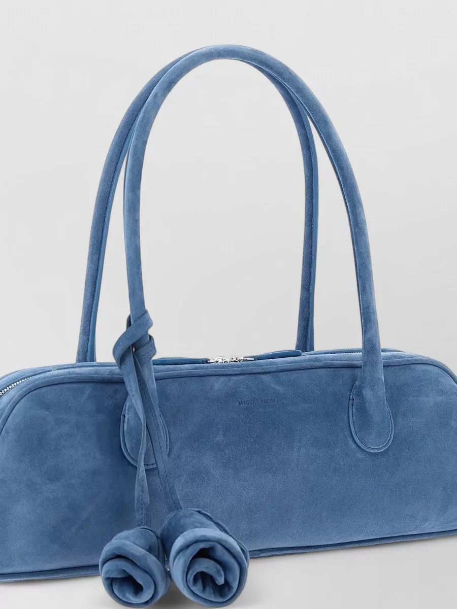 Magda Butrym Brigitte Shoulder Bag Suede Long Handles
