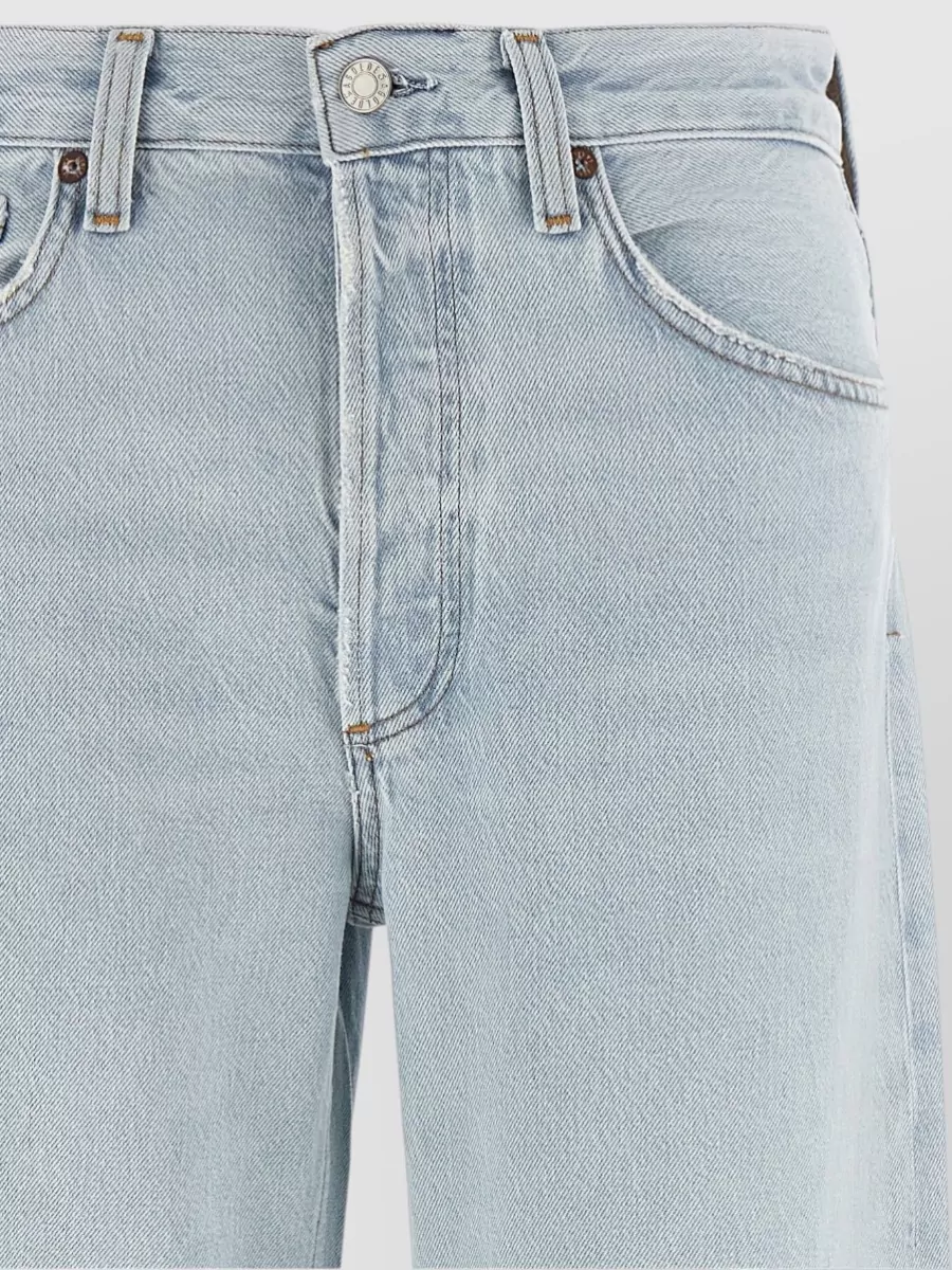 Agolde Denim Mid-Rise Wide-Leg Jeans