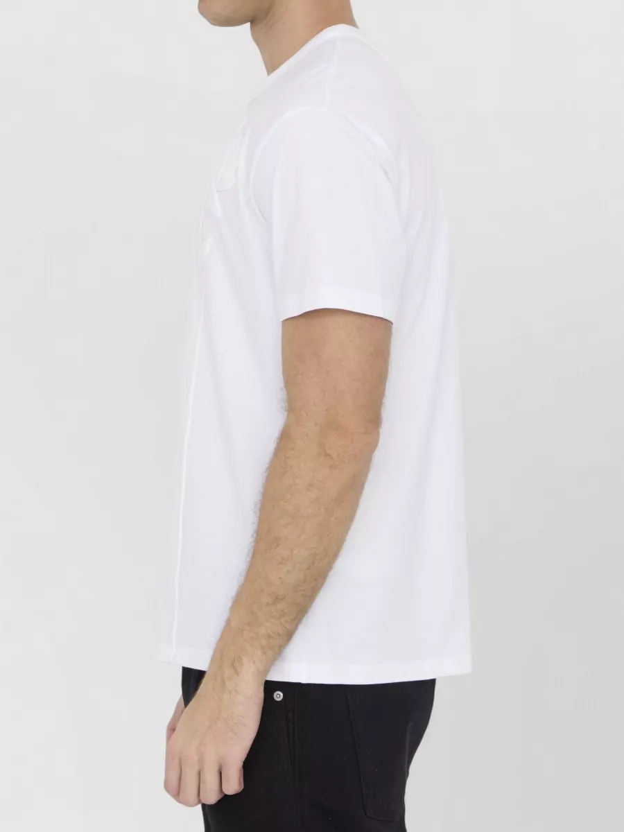 Valentino Garavani Crewneck T Shirt Floral Embroidery Front