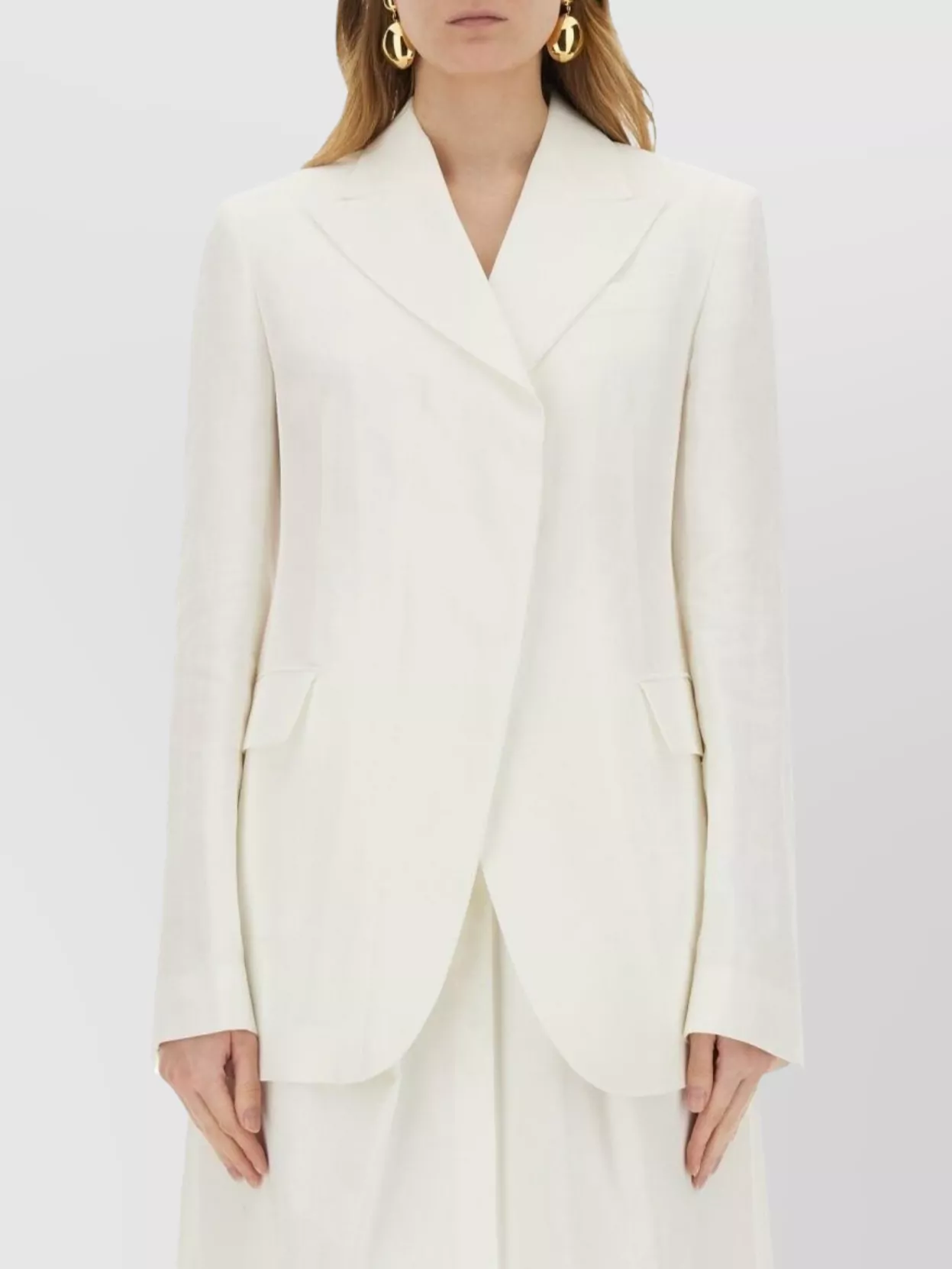 Sportmax Slim Fit Jacket Flap Pockets